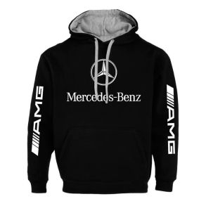 Mercedes-Benz Hoodie - Sort & Hvid - Str. XS-Small