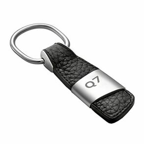 Nglering - Audi Q7 logo - Sort PU-lder