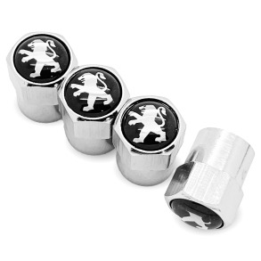 Ventilhtter - Peugeot logo - 4 stk