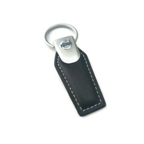N�GLERING - VOLVO LOGO - SORT PU-L�DER