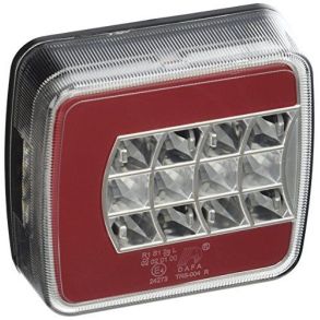 Trailerbaglygte LED - 4 Funktioner - Hjre 104x97 mm