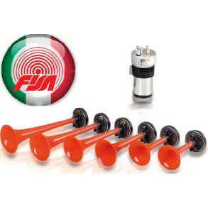 6-Tonet Spillehorn 12V - FISA Kvalitets Horn - Melodi (Star Trek)