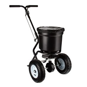 G�dningsspreder & Saltspreder - 25 Liter - Med Hjul - Til Fr�, G�dning, Salt & Sand