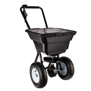 G�dningsspreder & Saltspreder - 34 Liter - Med Hjul - Til Fr�, G�dning, Salt & Sand