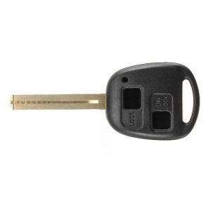 Key housing - Toyota - 2 buttons with fixed key blade