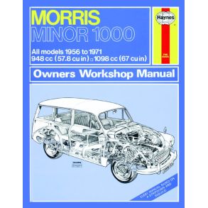 Reparationsbog Haynes - Morris Minor 1000 All Models (56 - 71)