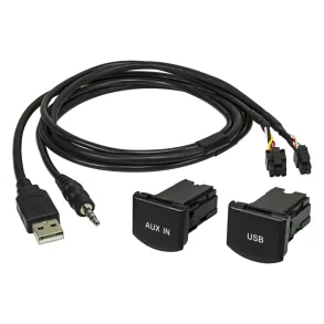 USB & AUX-udtag - Seat / Skoda / VW - Adapterkabel til USB/AUX