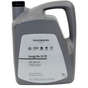 Motorolie (OEM) - VW SAE 0W-30 Longlife III FE - 5 Liter - VW, SEAT, SKODA & AUDI