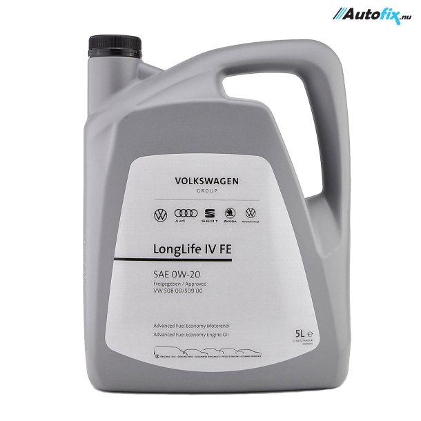 Motorolie (OEM) - VW SAE 0W-20 Longlife IV FE - 5 Liter - VW, SEAT, SKODA &amp; AUDI