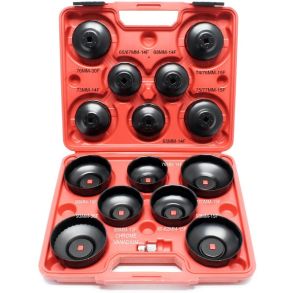 Oliefilter Aftrkkerst Med 15 Dele - Leveres i En Praktisk Plastboks 